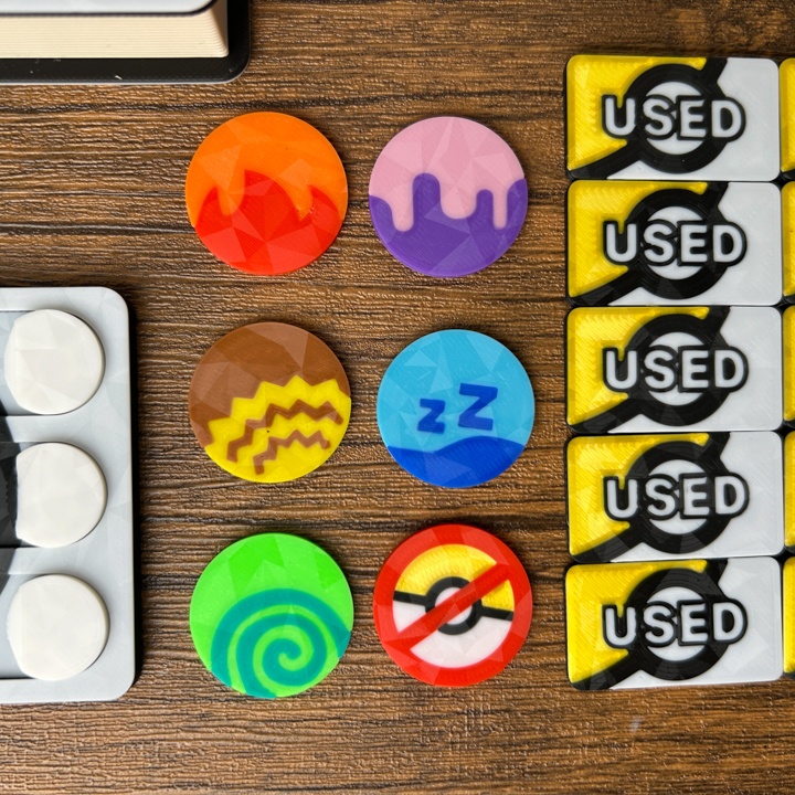 ポケカ プレイセットブック 金 ダメカンダイス/各種マーカー/チェッカー