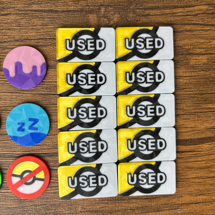 ポケカ プレイセットブック 金 ダメカンダイス/各種マーカー/チェッカー