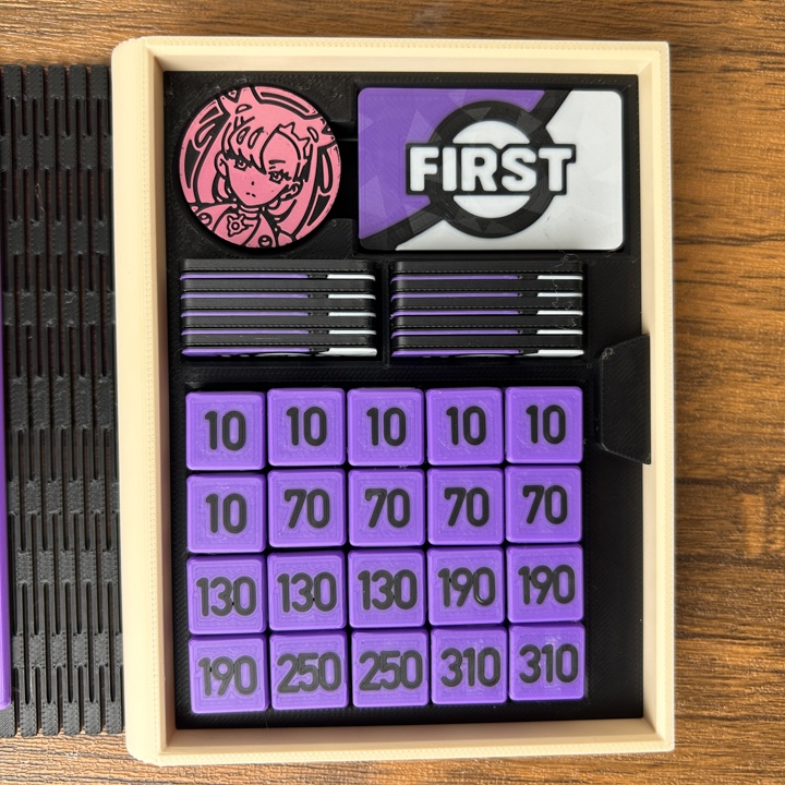 ポケカ プレイセットブック 紫 ダメカンダイス/各種マーカー/チェッカー