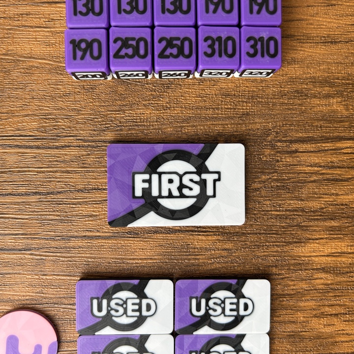 ポケカ プレイセットブック 紫 ダメカンダイス/各種マーカー/チェッカー