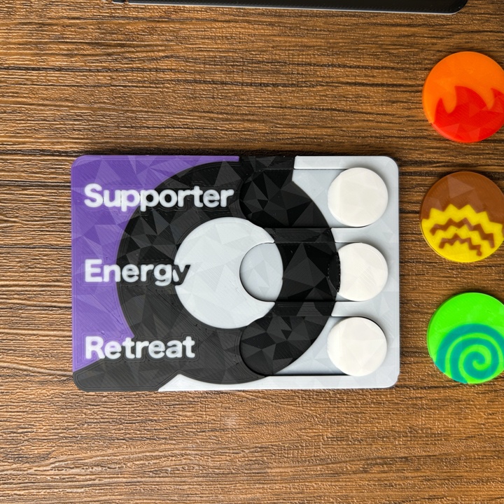 ポケカ プレイセットブック 紫 ダメカンダイス/各種マーカー/チェッカー