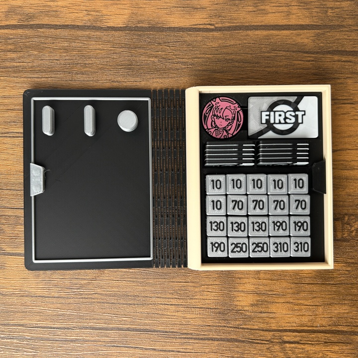 ポケカ プレイセットブック 銀 ダメカンダイス/各種マーカー/チェッカー