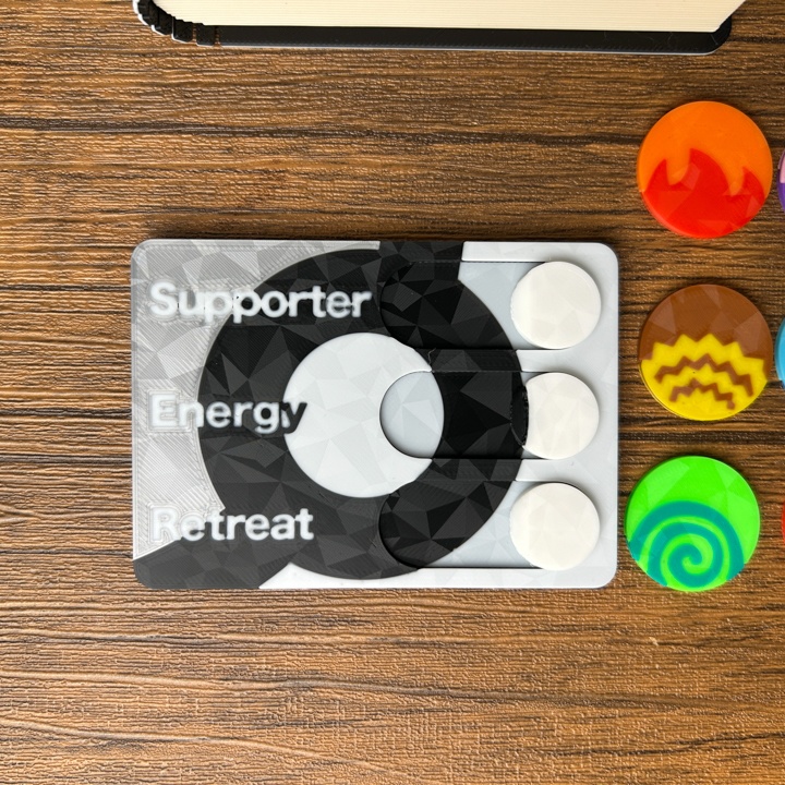 ポケカ プレイセットブック 銀 ダメカンダイス/各種マーカー/チェッカー