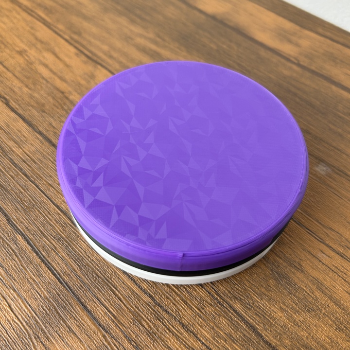 ポケカ 2段マグネットケース 紫 ダメカンダイス、各種マーカー、チェッカー