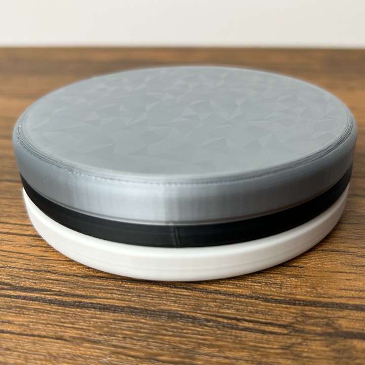 ポケカ 2段マグネットケース 銀 ダメカンダイス、各種マーカー、チェッカー