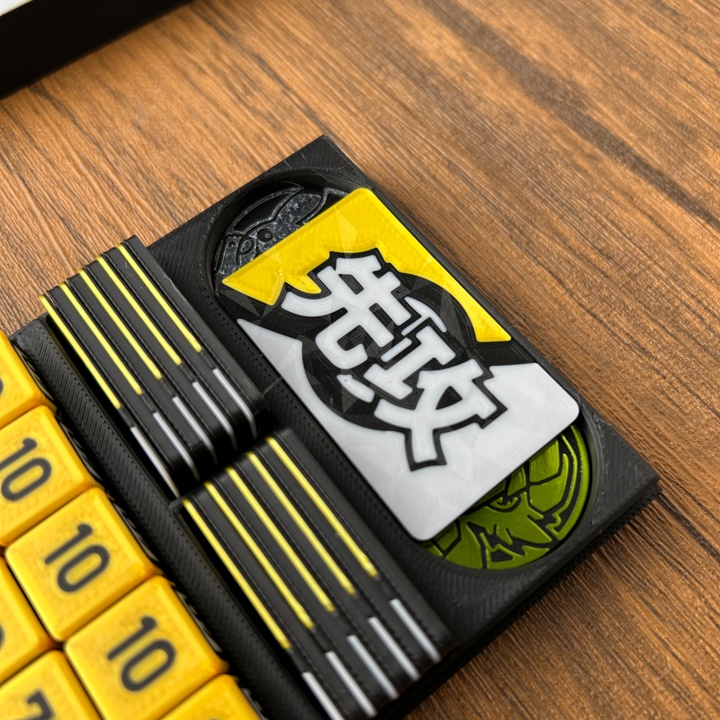 ポケカプレイセット金 ダメカンダイス・各種マーカー・チェッカー&ケース