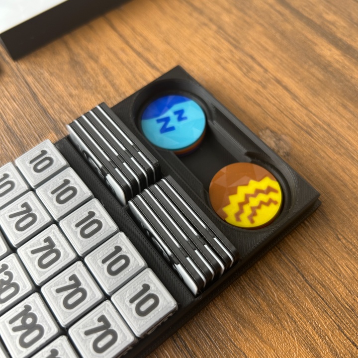 ポケカプレイセット銀 ダメカンダイス・各種マーカー・チェッカー&ケース