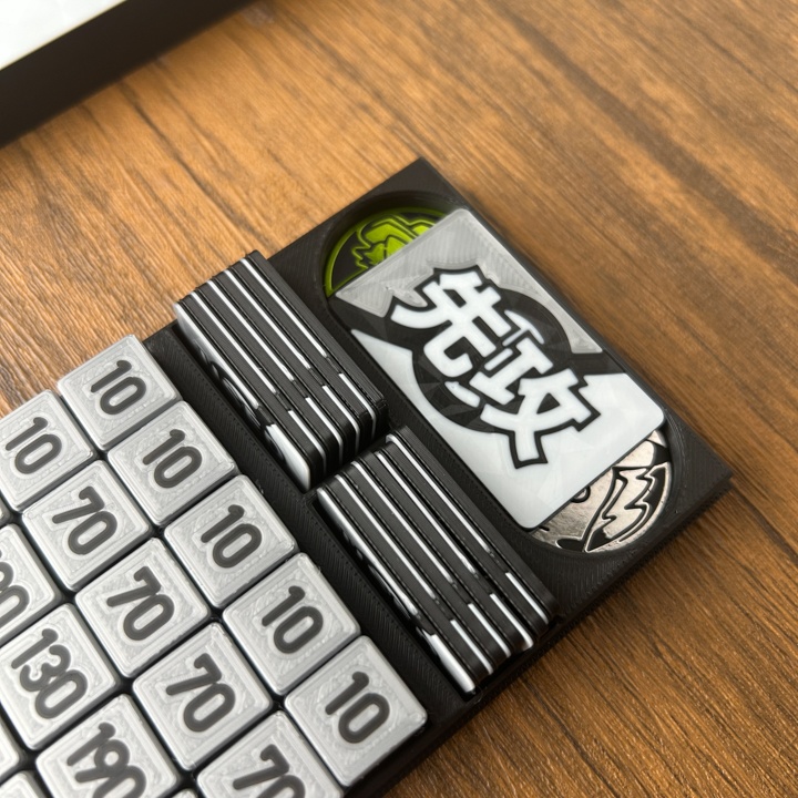 ポケカプレイセット銀 ダメカンダイス・各種マーカー・チェッカー&ケース