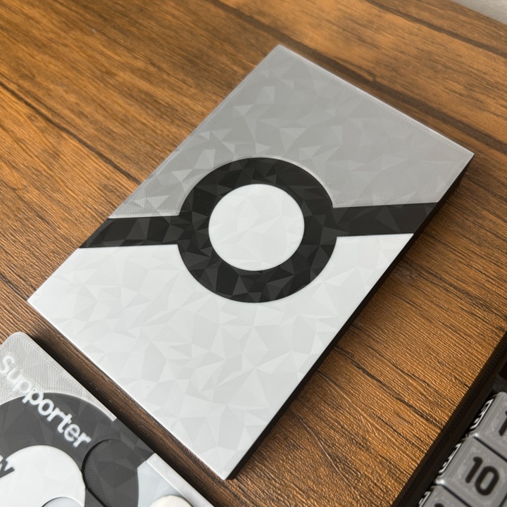 ポケカプレイセット銀 ダメカンダイス・各種マーカー・チェッカー&ケース