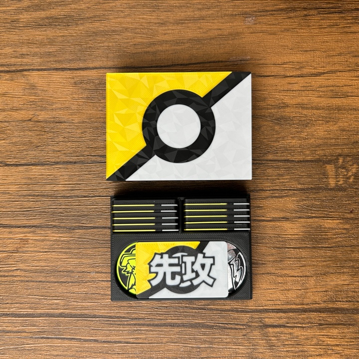 ポケカ マーカーセット 金 USED/状態異常/グッズロック/先攻後攻