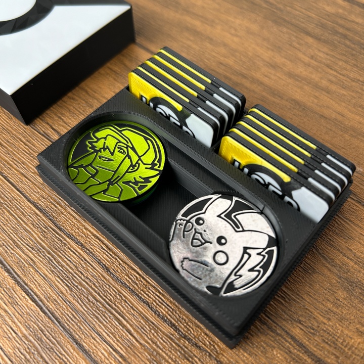 ポケカ マーカーセット 金 USED/状態異常/グッズロック/先攻後攻