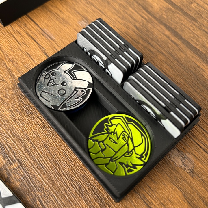 ポケカ マーカーセット 銀 USED/状態異常/グッズロック/先攻後攻