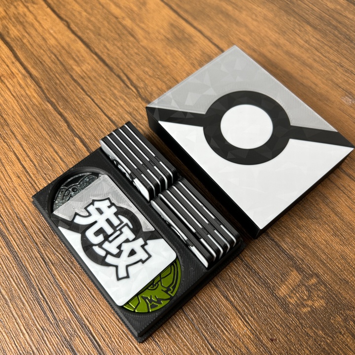 ポケカ マーカーセット 銀 USED/状態異常/グッズロック/先攻後攻