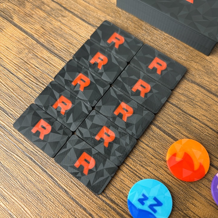 ポケカ マーカーセット R USED/状態異常/グッズロック/先攻後攻