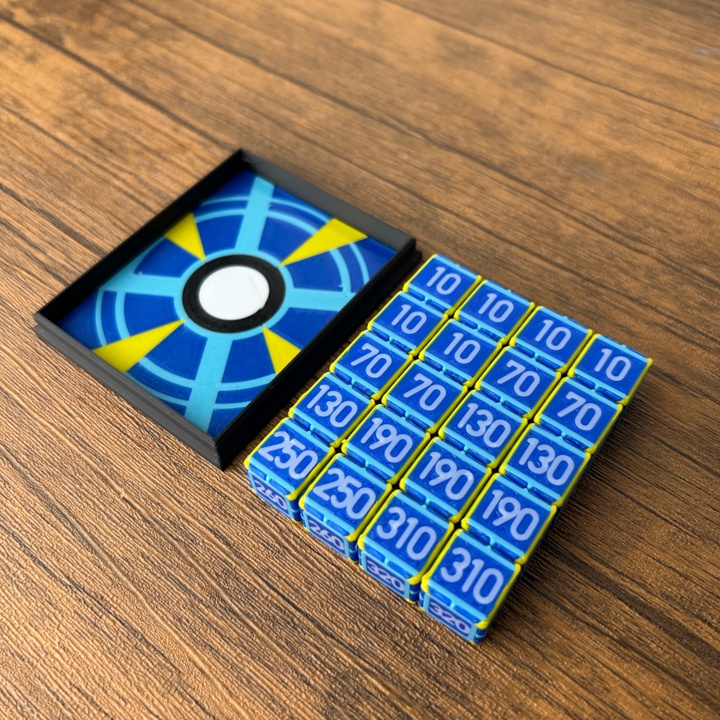 ポケカ ダメカンダイス 6種20個&ケース付き