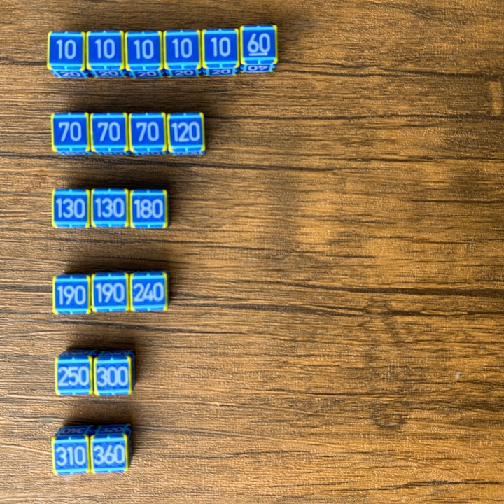 ポケカ ダメカンダイス 6種20個&ケース付き