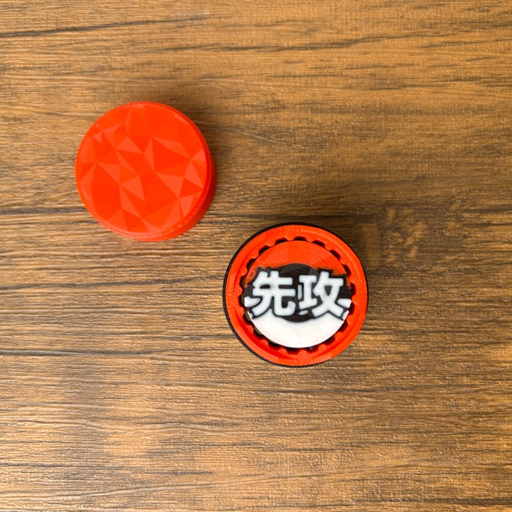 ポケカ マーカーセット スクリュー式 赤 USED/先攻後攻/状態異常