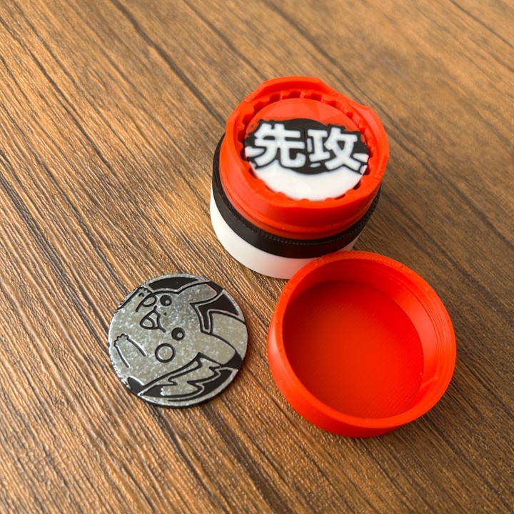 ポケカ マーカーセット スクリュー式 赤 USED/先攻後攻/状態異常