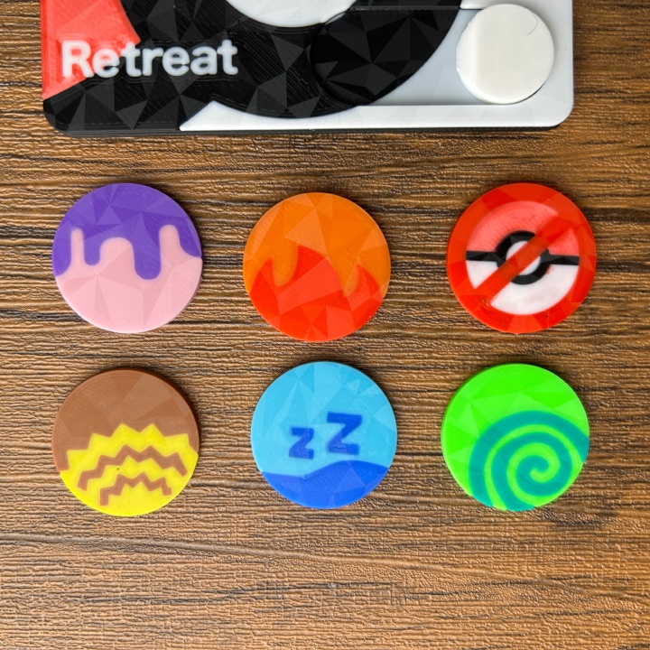 ポケカ 2段マグネットケース ピンクゴールド ダメカンダイス、各種マーカー、チェッカー