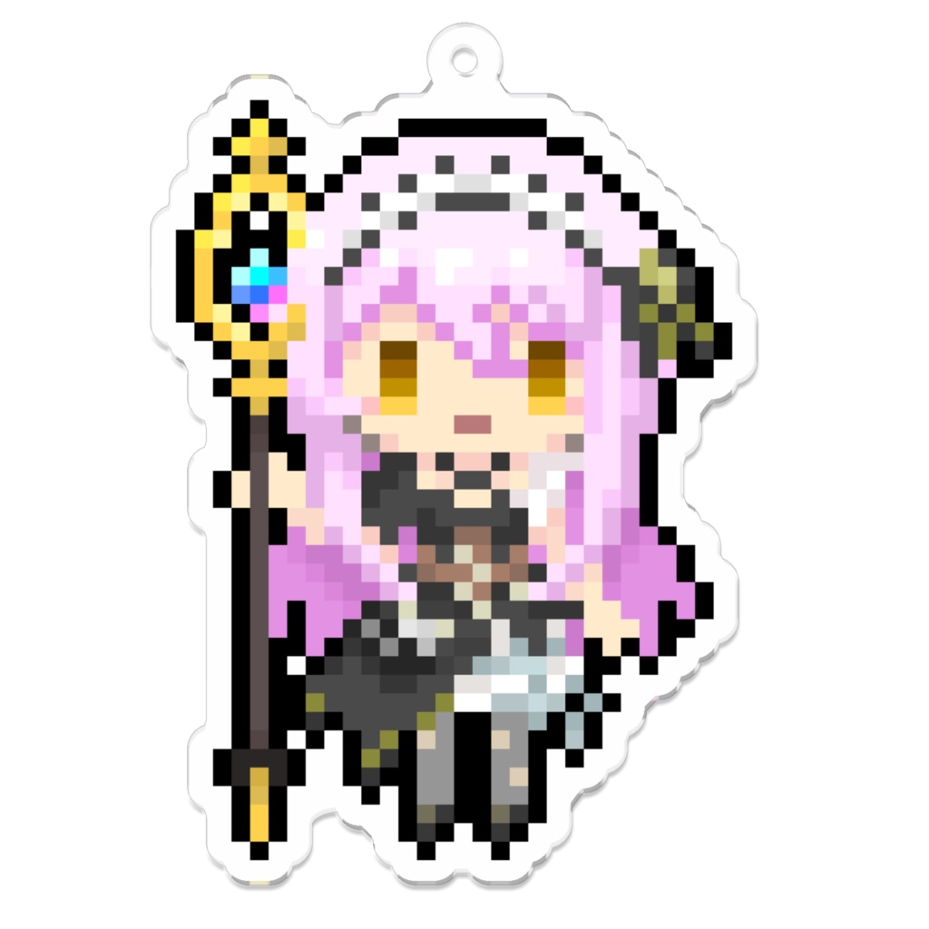 9周年衣装ドット絵イヴちゃんアクリルキーホルダー