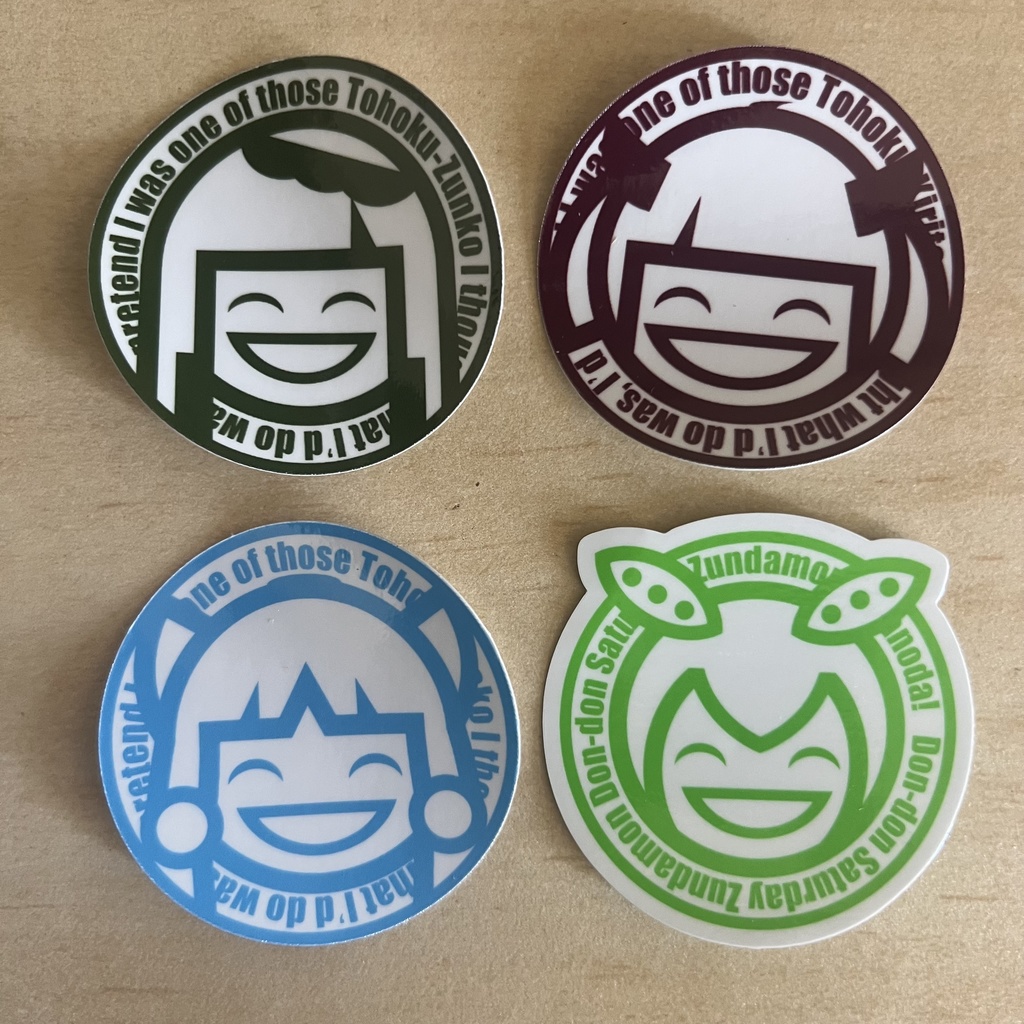 東北家笑い男ステッカー