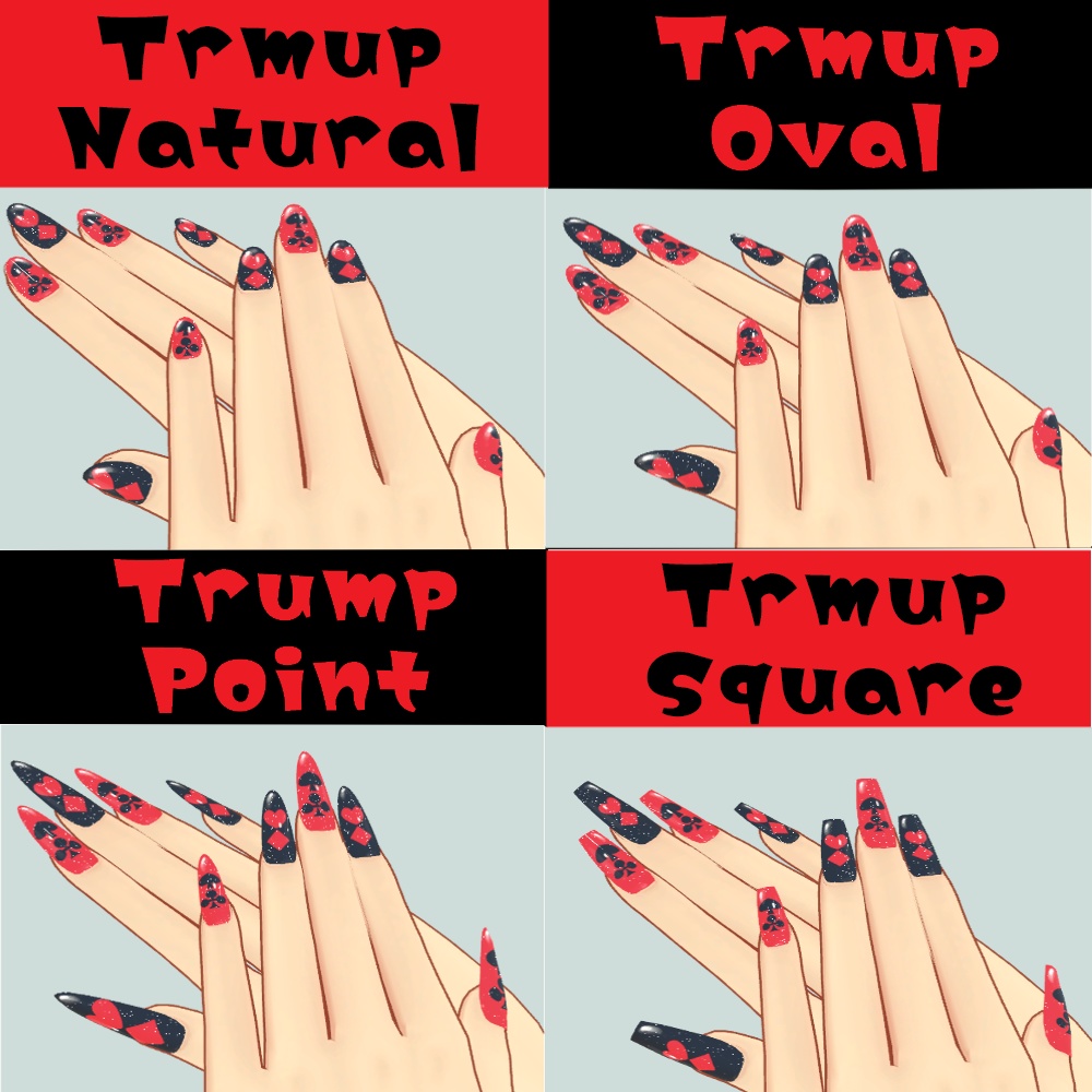 バラエティネイルチップ【MDollnail】【舞夜対応】【全3種】