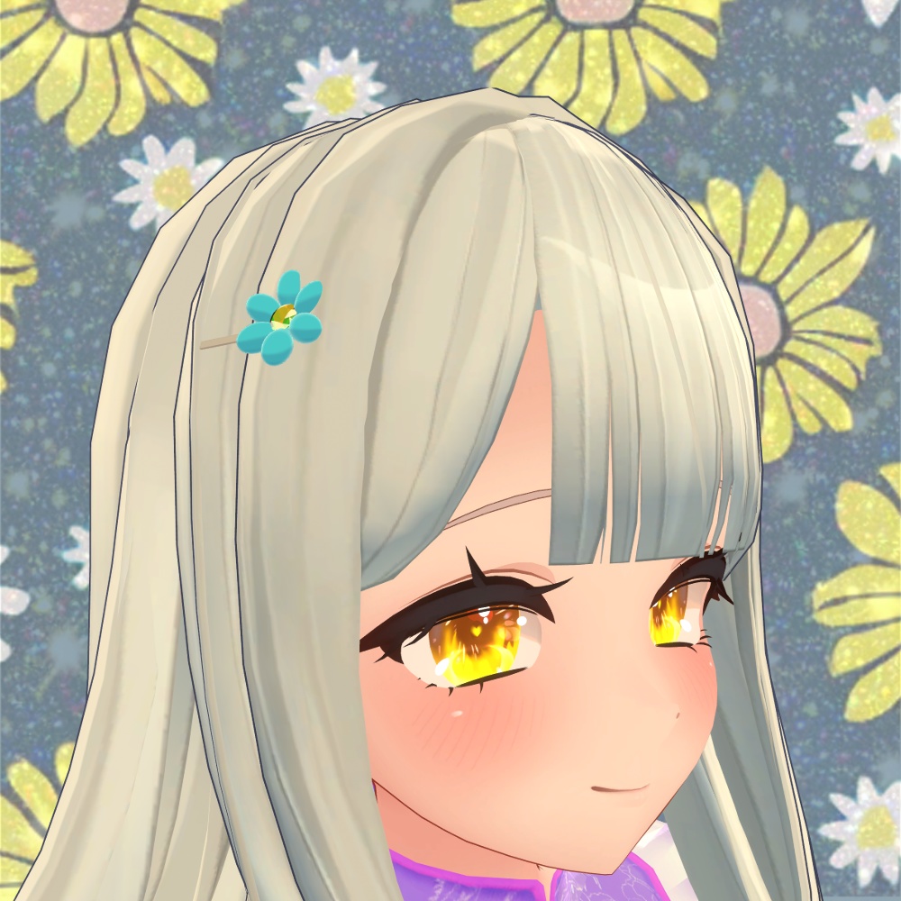 フラワーヘアピン