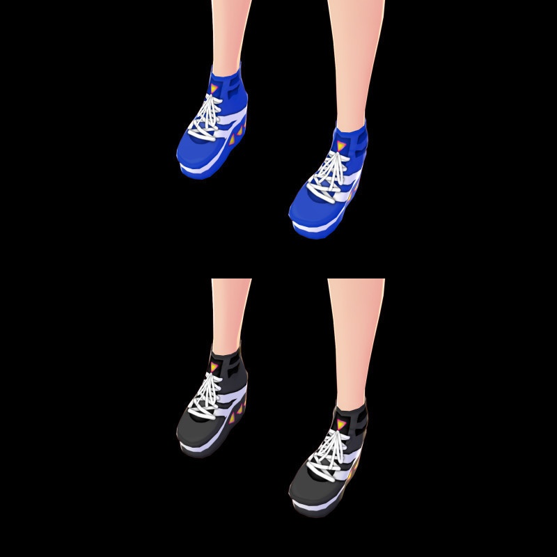 【VRoid衣装】K-momomoスニーカー