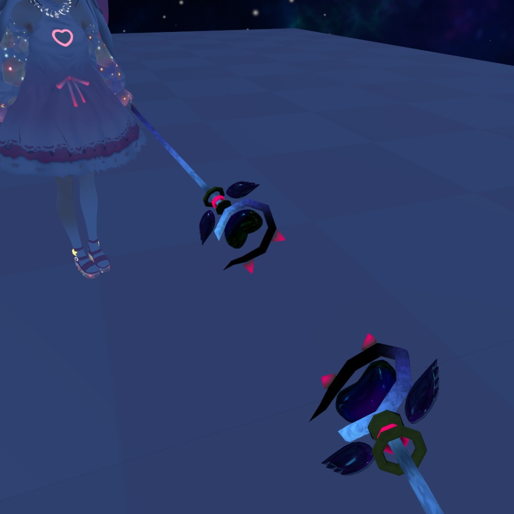 3Dモデル 魔女っ娘ワンド