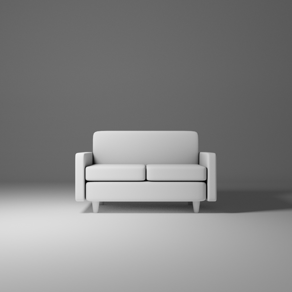 【3Dモデル】simple sofa