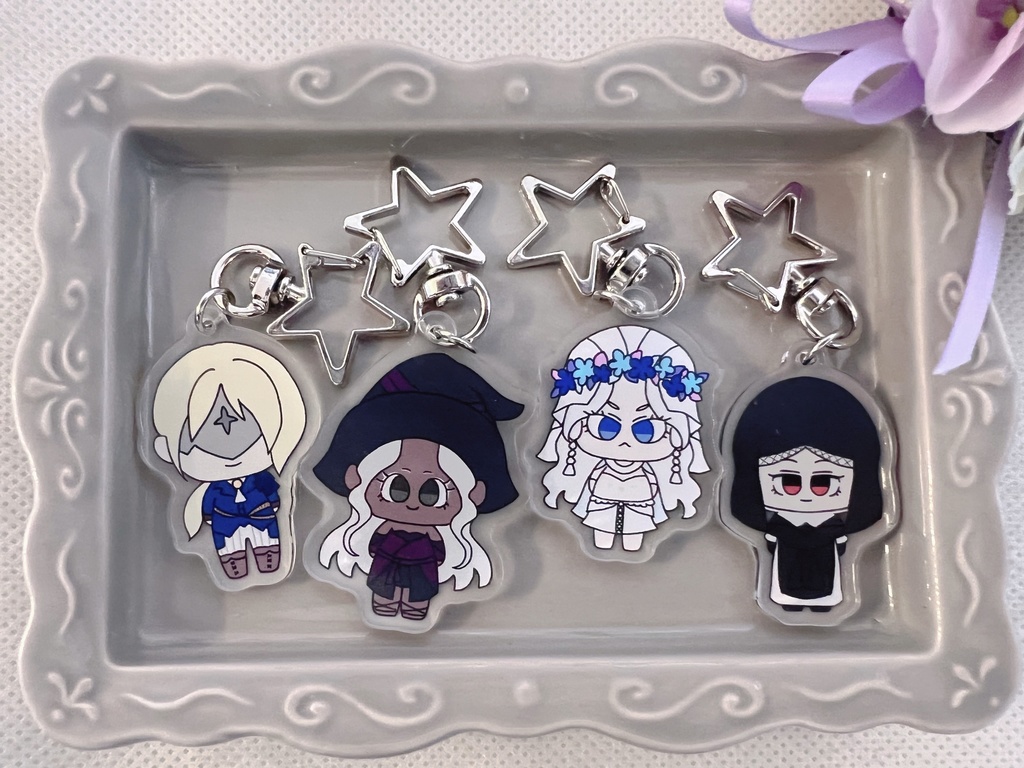 エルデンリング ナイトレイン  女子組 アクリルキーホルダー