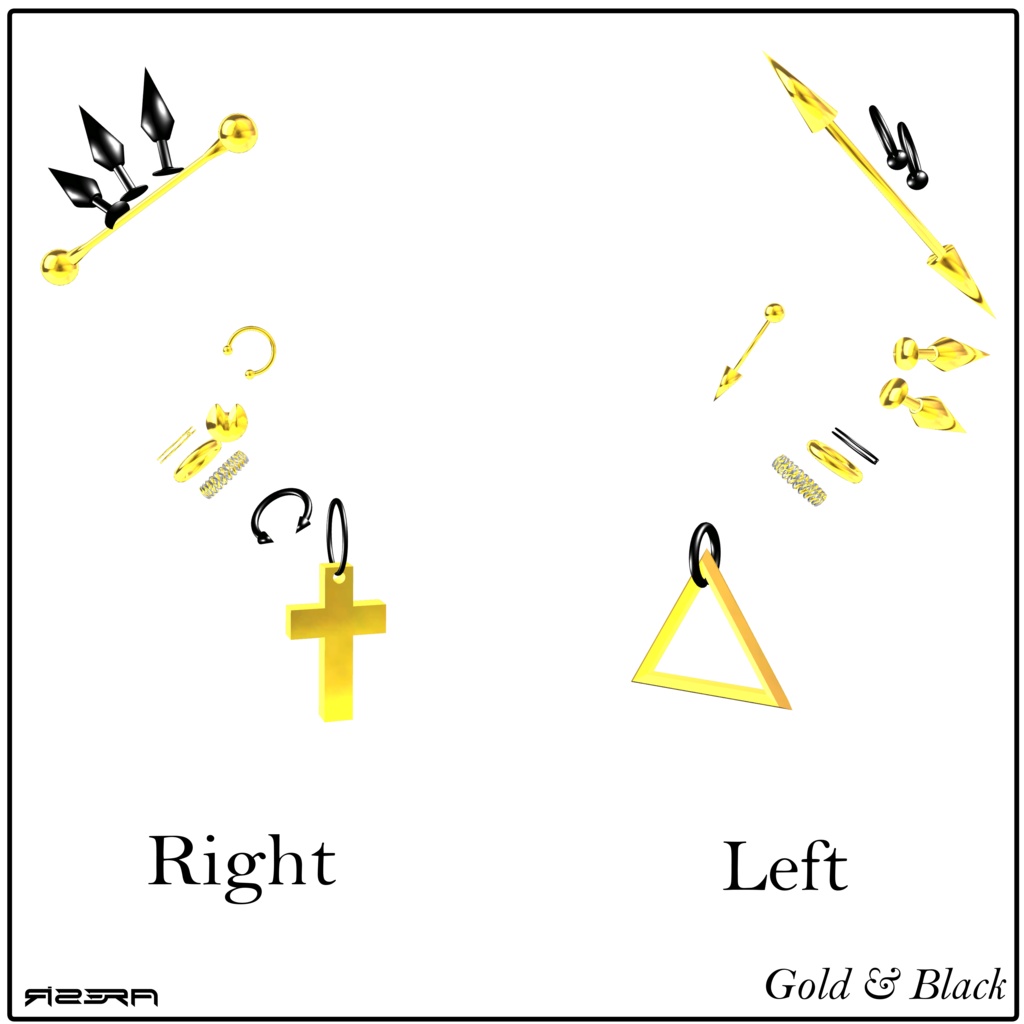 【SALE】XXX Earring PB・MA対応【森羅対応】