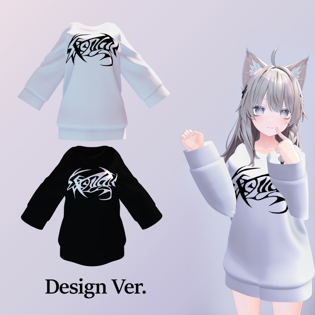 【SALE】ゆるゆるだぼTシャツ 😼マヌカ・ルルネ・しなの対応😼