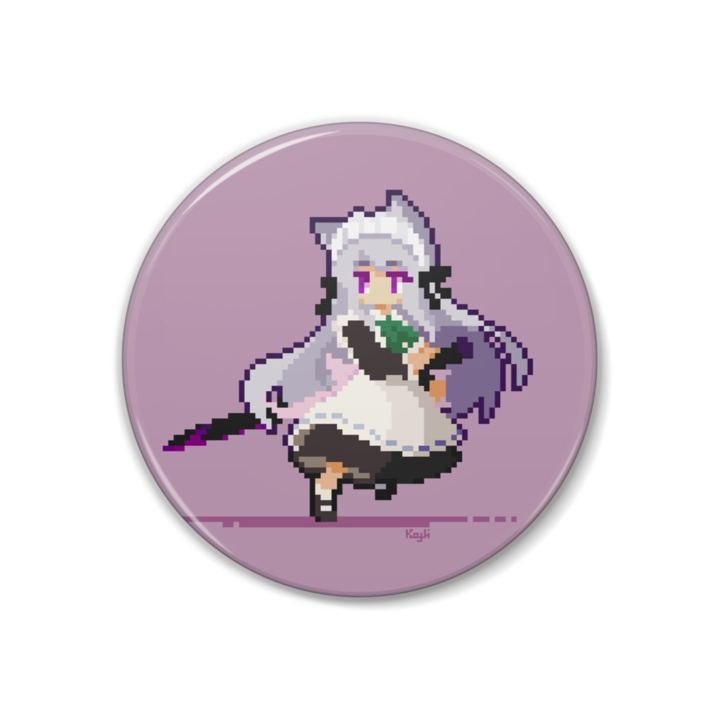メイドの子 缶バッジ1