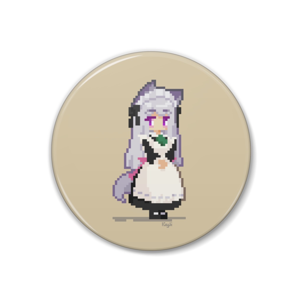 メイドの子 缶バッジ2