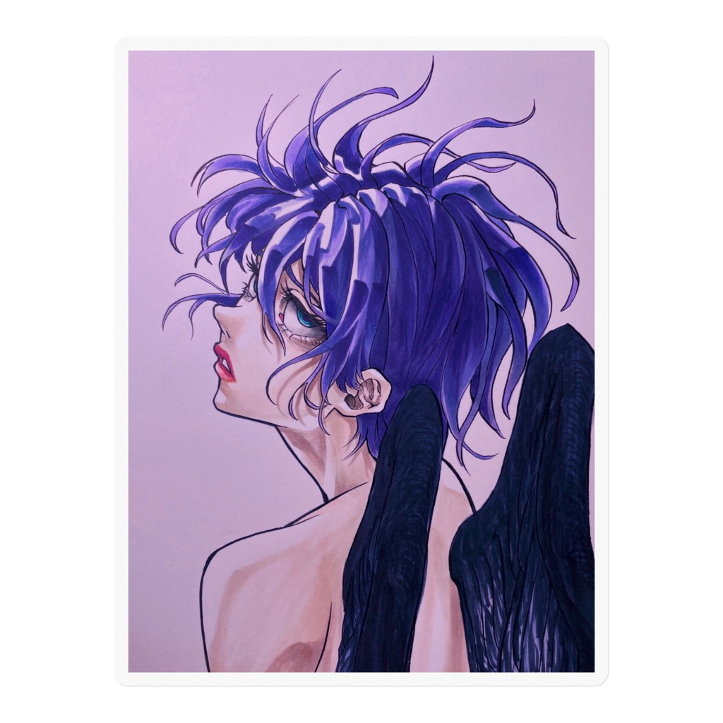 堕天使さんステッカー