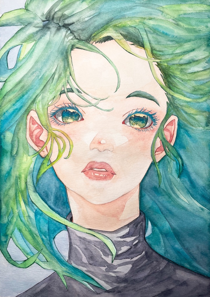 翡翠色の少女
