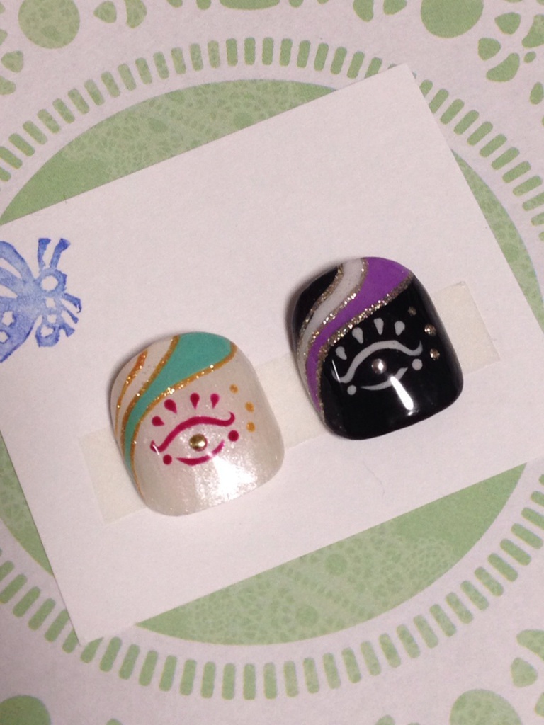 Sale!!　ペディチップ　白澤＆黒澤ver.