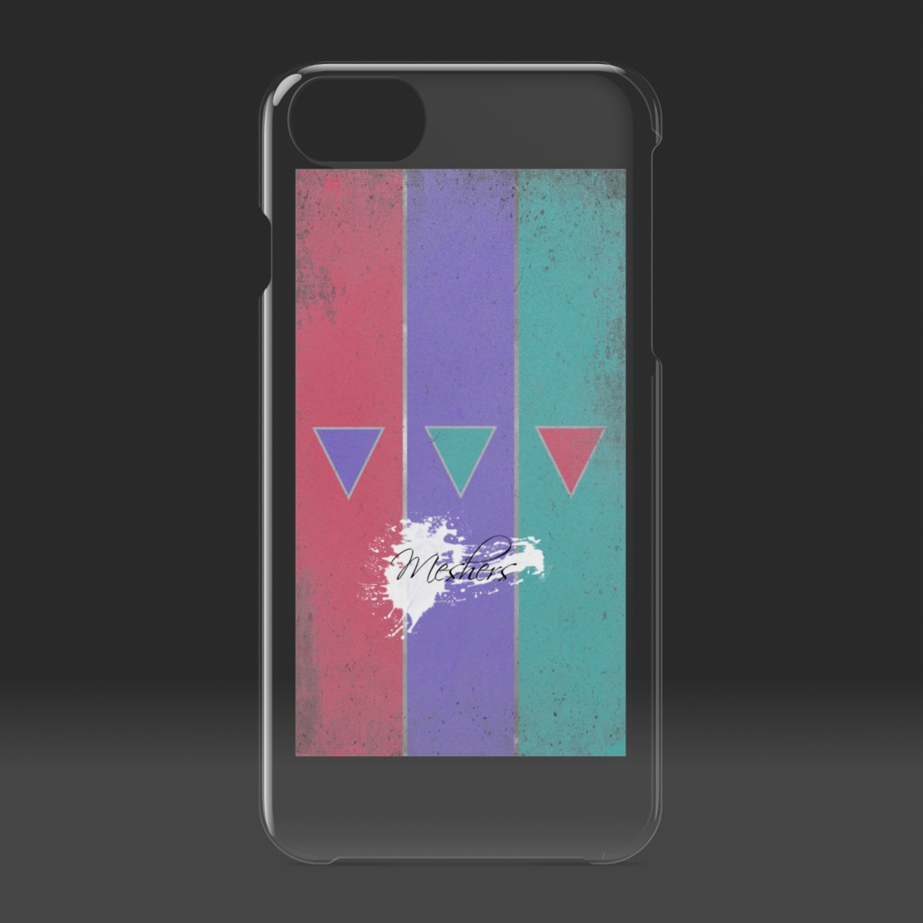 【非公式】メッシャーズモチーフiPhoneケース