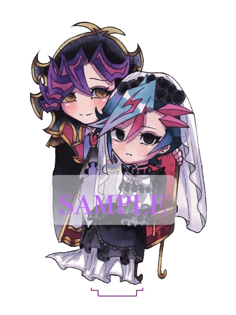 Ai遊・闇のウエディングアクリルスタンド