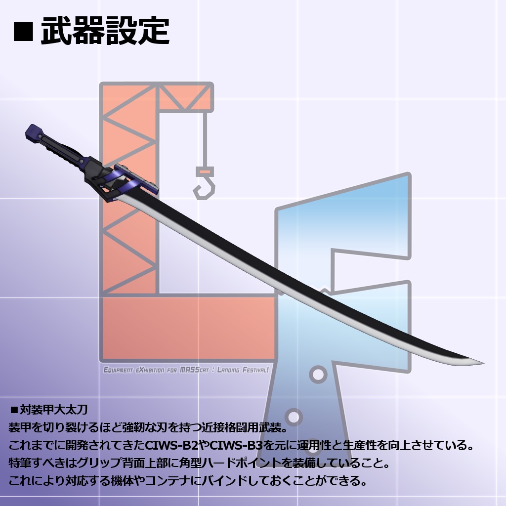 【EXMass2025LF】強襲揚陸支援物資パック【VRC/MMD】