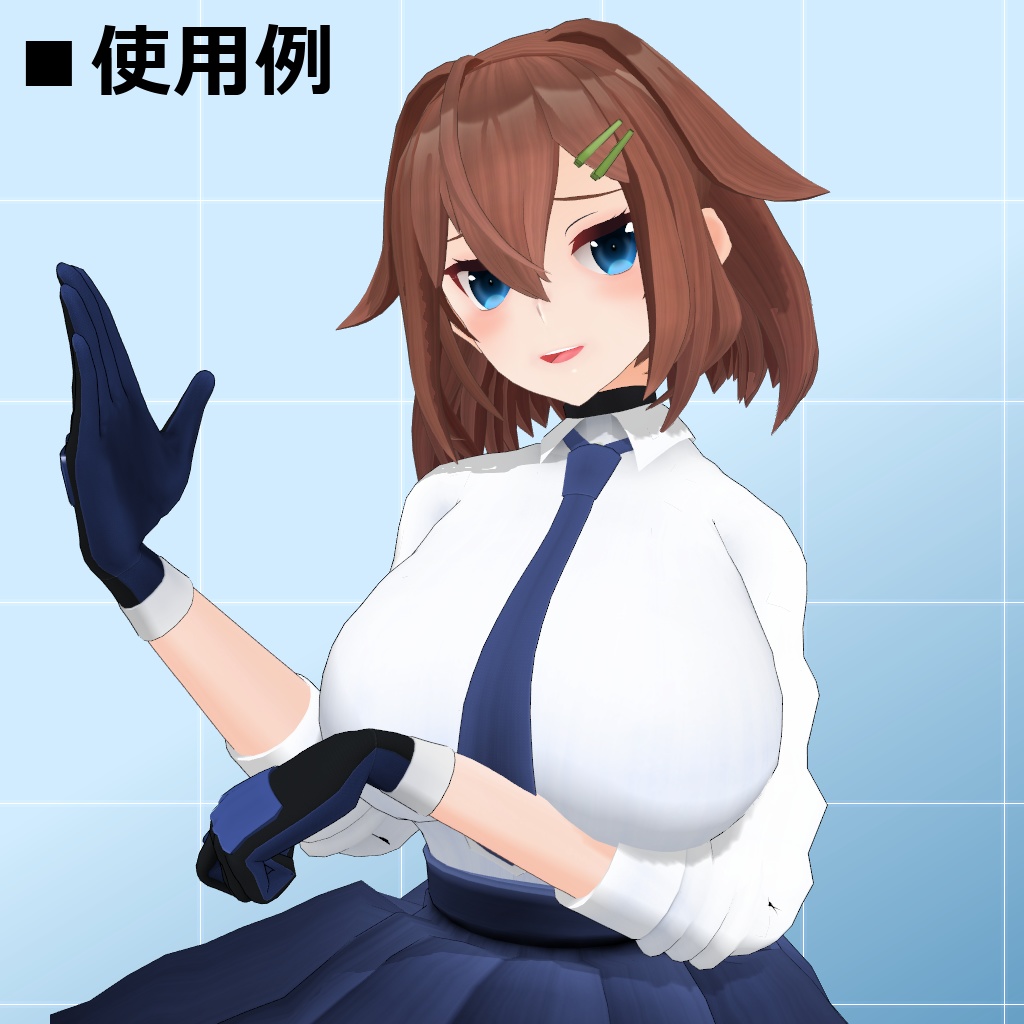 【VRC/MMD】咲姫守一美(オリジナル3Dモデル)【D4シスターズ】