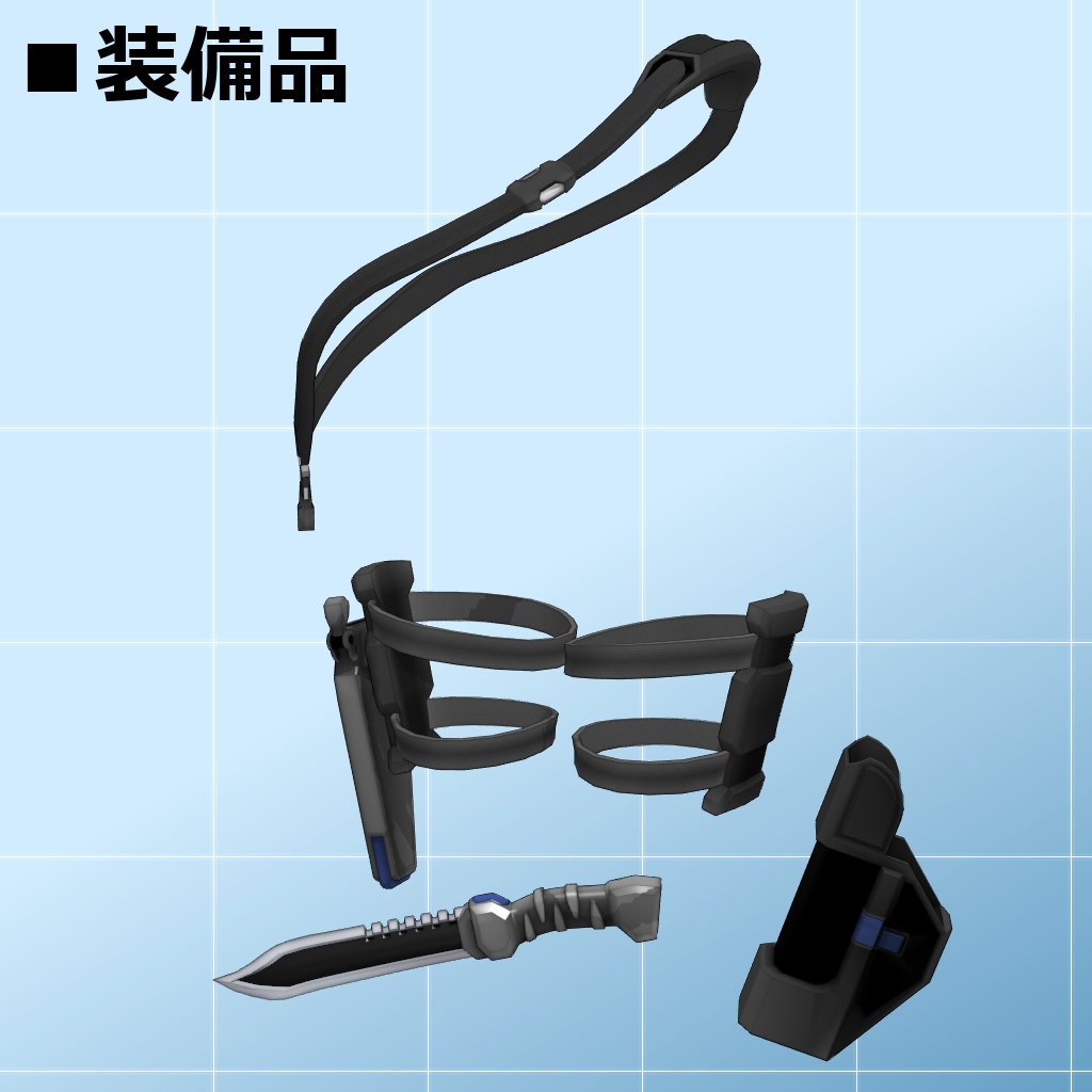 【VRC/MMD】咲姫守一美(オリジナル3Dモデル)【D4シスターズ】