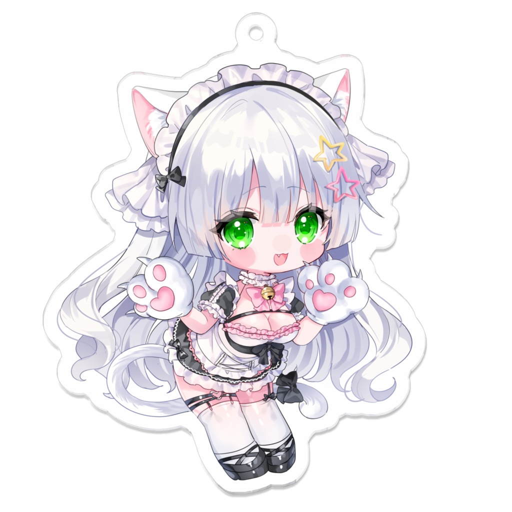 ☆新衣装猫耳メイドアクキー☆かごめ