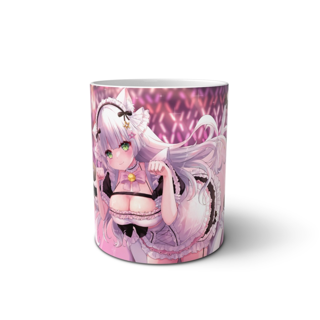 新衣装記念🐈猫耳メイドかごーめマグカップ