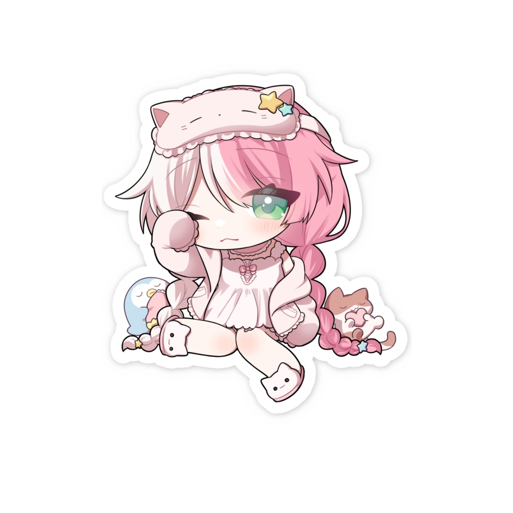 ☆新衣装&誕生日記念☆部屋着スマホステッカー