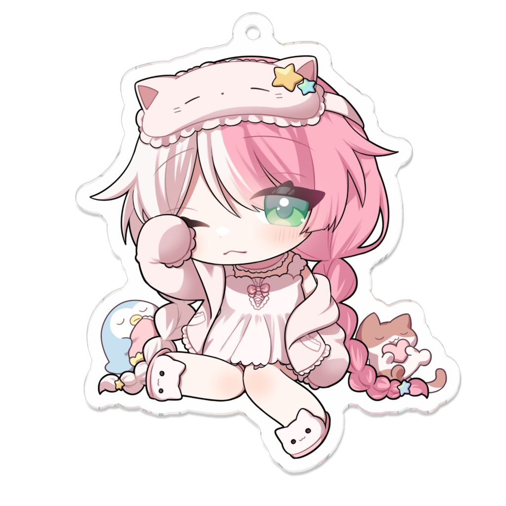 ☆新衣装＆誕生日記念☆部屋着アクリルキーホルダー