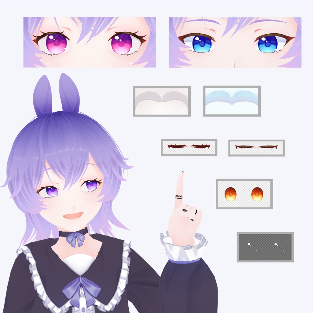 Vroid Complete Eye Texture Pack