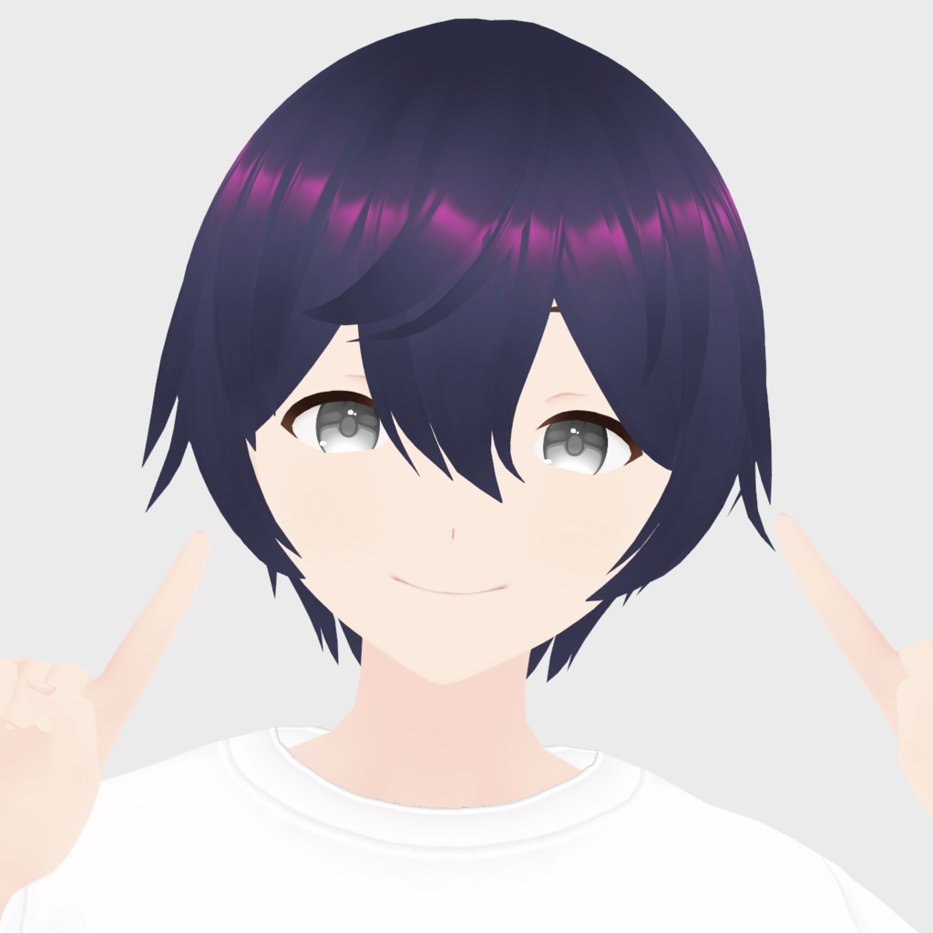 (Vroid 1.0) VRoid用髪型 Chic Hair Preset