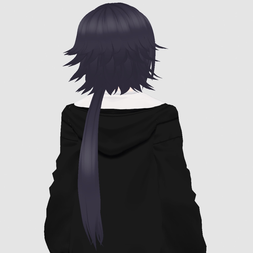 (Vroid 1.0) VRoid用髪型 Husky Hair Preset
